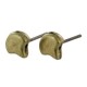 Cymbal ™ DQ metal Earpin Alopronia for Ginko beads - Antique bronze